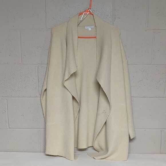 Baltic Born Cream Open Front Cardigan Sweater Size S/M *one minor flaw - Picture 1 of 4